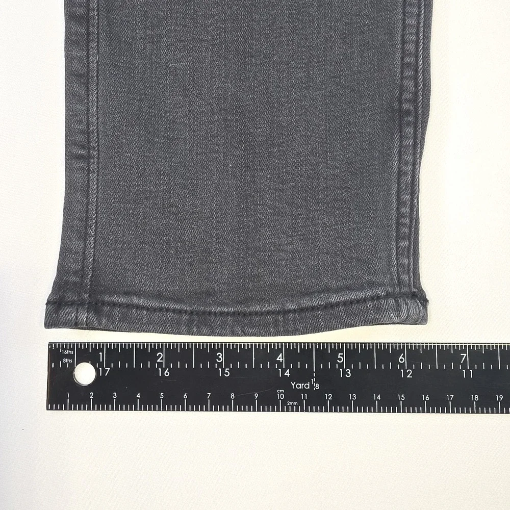 Hollister Skinny Jeans Mens 30x30 Black Distressed Faded Stretch Denim